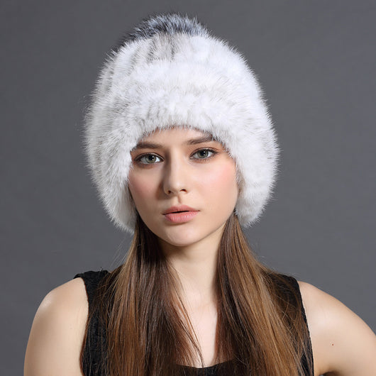 Gorro de Piel de Visón Auténtico - Image 9