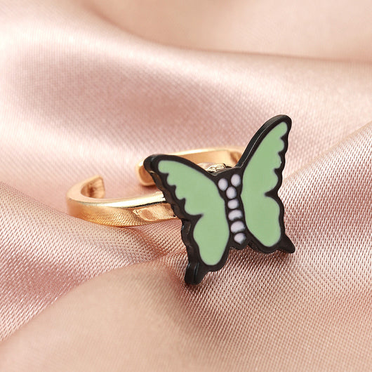 Anillo Giratorio Mariposa Dulce - Diseño Elegante y Versátil - Image 28