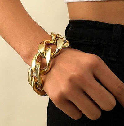 Pulsera Cadena Gruesa Boho Punk CCB Acero Inoxidable para Hombre y Mujer - Image 7