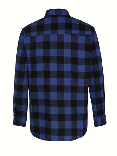 Camisa Casual de Cuadros para Adolescentes - Manga Larga - Image 4