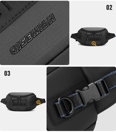 Bolsa de Pecho para Hombre - Mochila Bandolera de Moda - Image 10
