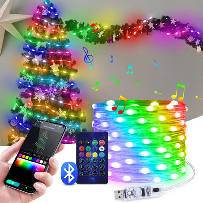 Guirnalda LED Inteligente Multicolor con Bluetooth y Control USB - Image 2