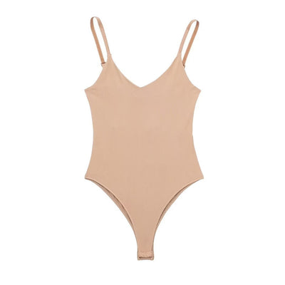 Jumpsuit Casual Francés Slim Cuello V sin Mangas - Image 25