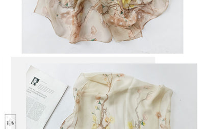 Pañuelo Playa Protección Solar Flor de Cerezo - Ligero y Suave para Mujer - Image 50
