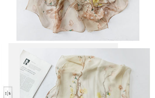 Pañuelo Playa Protección Solar Flor de Cerezo - Ligero y Suave para Mujer - Image 50