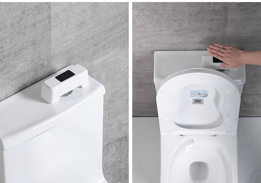 Inodoro con Descarga Automática por Sensor Táctil sin Contacto - Image 14