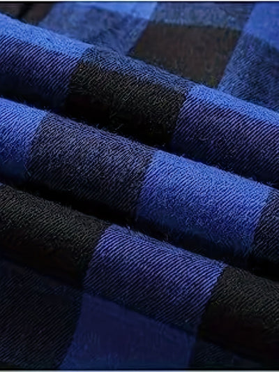 Camisa de Franela a Cuadros para Hombre - Uso Todo el Año - Image 43