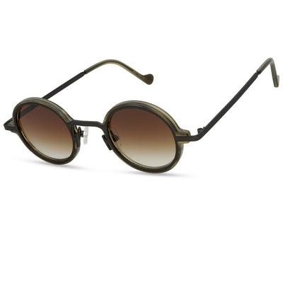 Gafas de Sol Retro Marco Redondo Multicolor Estilo Neutro - Image 12