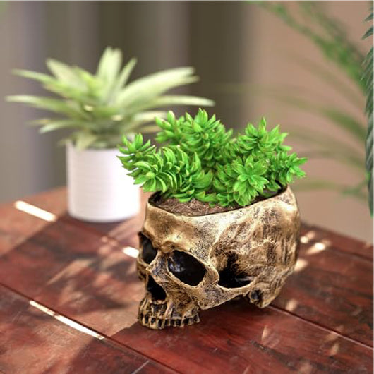 Maceta Decorativa Calavera de Resina para Halloween - Image 13
