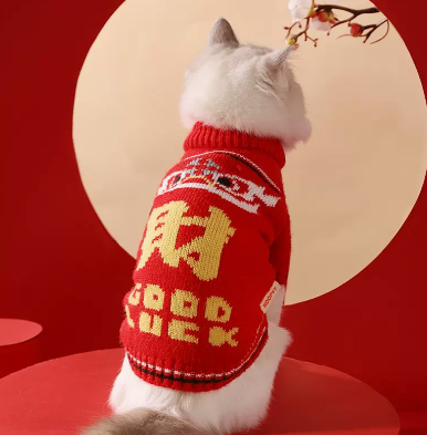 Suéteres de Otoño e Invierno Anti-Pérdida de Pelo para Gatitos y Mascotas - Image 5