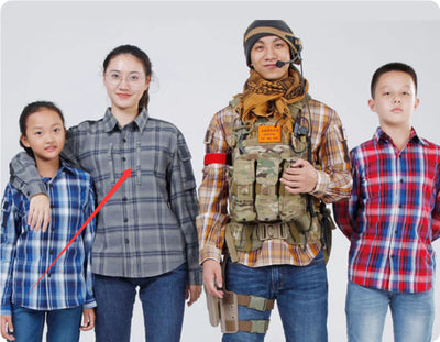 Camisas Militares Cuadriculadas Transpirables y Resistentes - Image 10