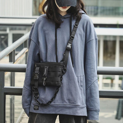 Bolso Bandolera Estilo Mecánico para Niños - Diseño Robusto