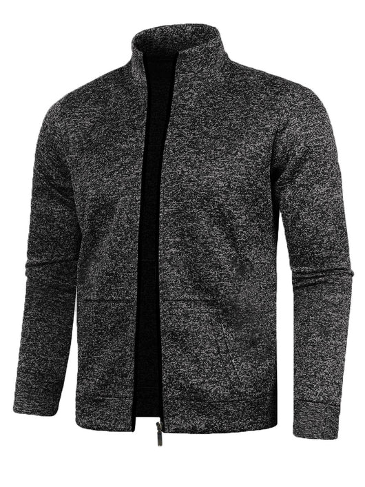 Chaqueta Polar con Cierre Frontal para Hombre Talla Grande - Image 8