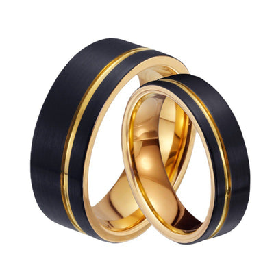 Anillo de Pareja en Acero Tungsteno Minimalista - Image 7