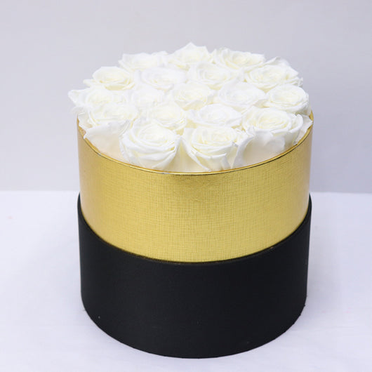 Caja de Regalo Navideña con Rosas Preservadas Hug Bucket - Image 17