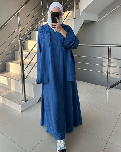 Vestido Árabe Suelto de Manga Larga - Outfit Tradicional Medio Oriente - Image 17