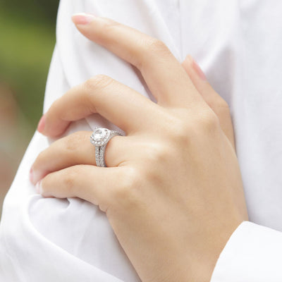 Anillo de Plata Esterlina Tricolor: Oro Rosa, Oro Blanco y Plata