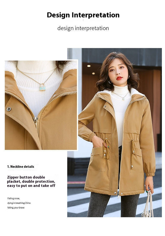 Abrigo Impermeable de Lana de Cordero Forrado en Polar - Diseño Ejecutivo Largo - Image 17