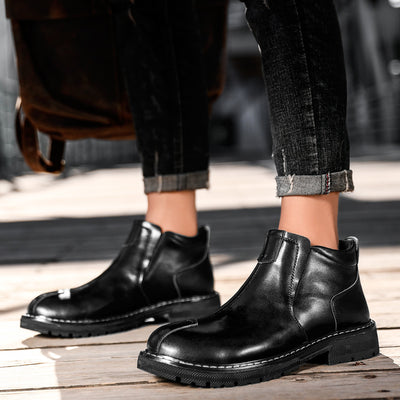 Botas Casuales de Cuero Martin para Hombre Talla Grande - Image 11