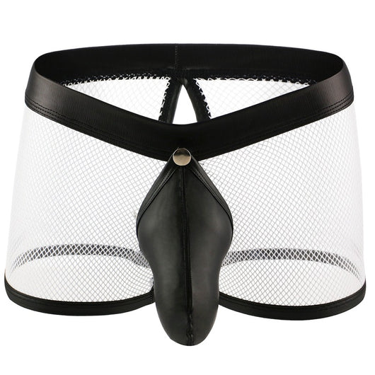 Calzoncillos Boxer Briefs para Hombre Talla Grande Malla Transpirable Cintura Baja - Image 10