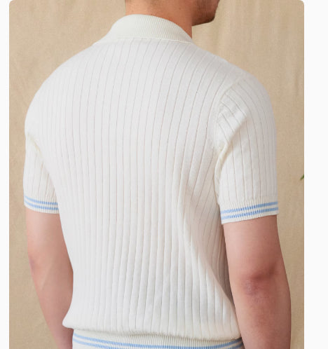 Polo Solapa Combinada Moderno para Hombre - Image 11