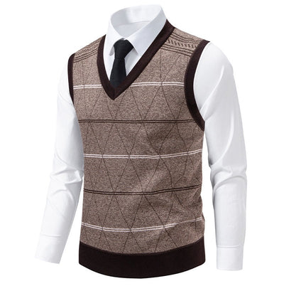 Chaleco Pullover Acolchado para Papá - Diseño Diamante Cálido - Image 16