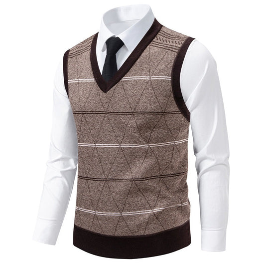 Chaleco Pullover Acolchado para Papá - Diseño Diamante Cálido - Image 16