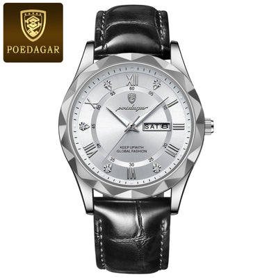 Reloj de Pulsera de Cuarzo Luxury para Hombre con Correa de Cuero - Image 30