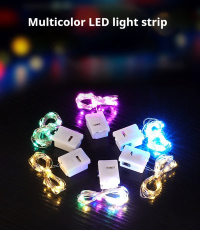 Luces LED Decorativas Cuadradas con Batería - Multicolor Ambiente - Image 13