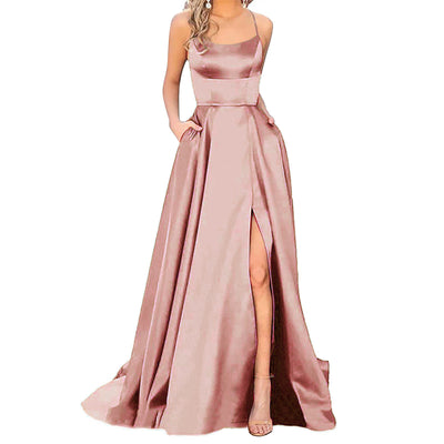 Vestido Largo Ajustado con Hombros Descubiertos para Damas de Honor y Eventos - Image 20