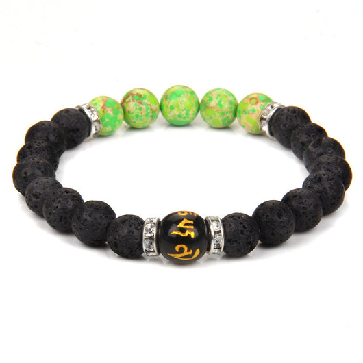 Pulsera de Chakras con Piedra Volcánica Natural para Yoga y Energía - Image 7