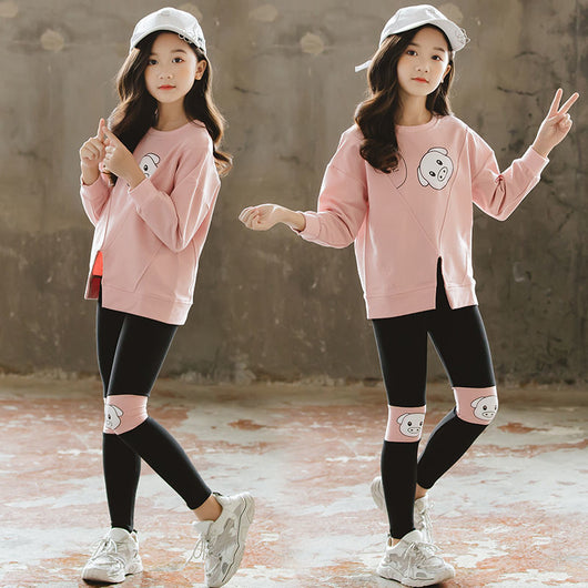 Conjunto Deportivo Niña dos Piezas con Sudadera Manga Larga - Image 13