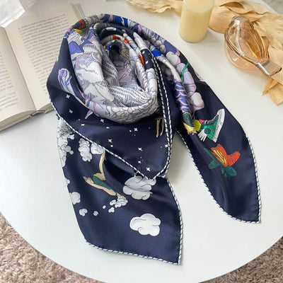 Pañuelo de Seda Twill Personalizado para Primavera - Image 9