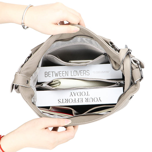 Bolso Tote de Cuero Genuino con Capacidad Extra Grande - Image 3