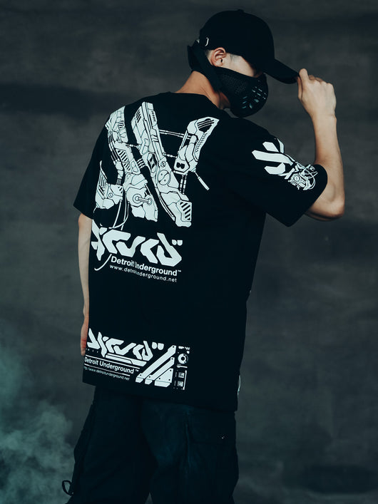 Camiseta Electrónica Underground para Hombre - Estilo Vanguardista - Image 5