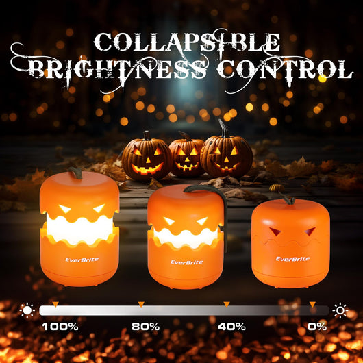 Lámpara LED Decorativa Calabaza Plegable para Halloween - Image 8