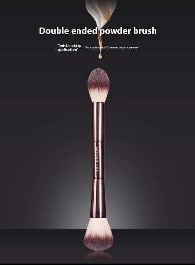 Brocha Doble para Maquillaje - Corrector y Polvo Profesional - Image 11