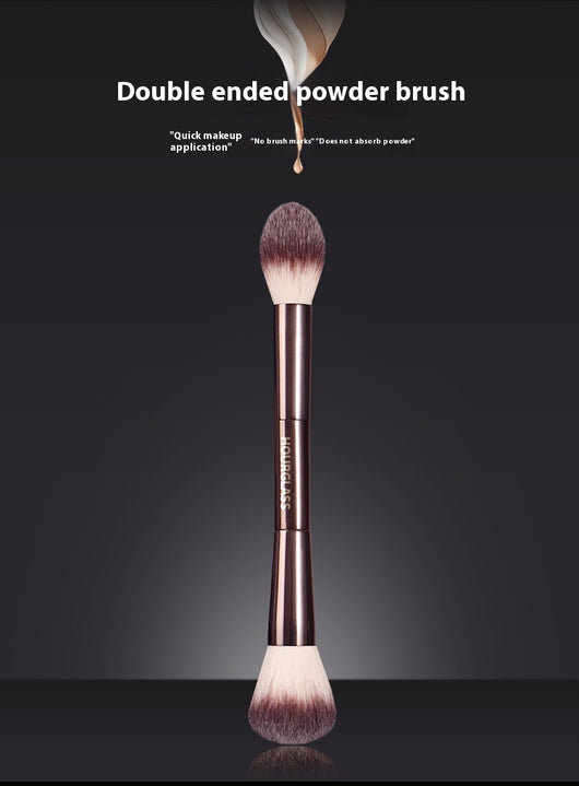 Brocha Doble para Maquillaje - Corrector y Polvo Profesional - Image 11