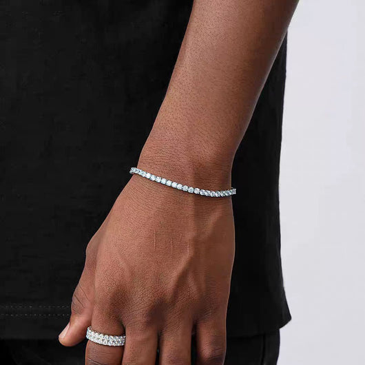 Pulsera para Hombre Acero Inoxidable con Circones y Cierre de Resorte - Image 4