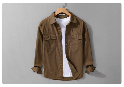 Polo Cargo Casual Hombre Colores Sólidos - Image 15