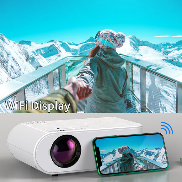 Projetor Portátil Inteligente P62 HD 720p para Escritório e Casa