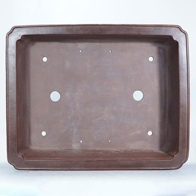 Maceta Rectangular de Arcilla Púrpura Artesanal para Bonsái Verde - Image 9