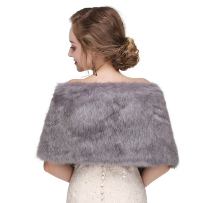 Estola de Piel de Zorro para Novia - Chal Elegante Invierno - Image 50
