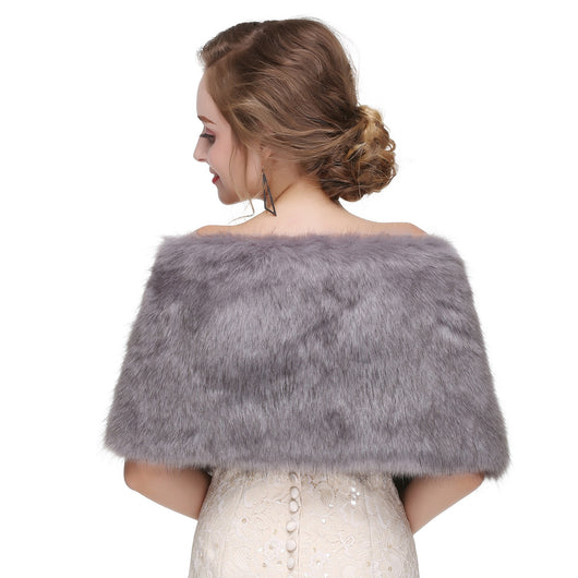 Estola de Piel de Zorro para Novia - Chal Elegante Invierno - Image 50