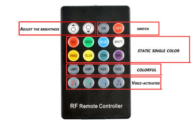 Luz Ambiental RGB para Auto con Control por Voz y 7 Colores - Image 14