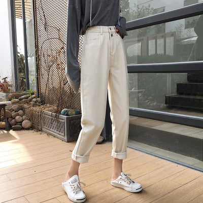 Pantalones Vaqueros Mujer Cintura Alta Cropped Fit Loose y Slim - Image 13