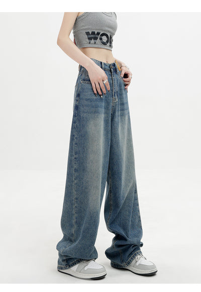 Jeans Retro Azul Holgados de Corte Recto - Image 44