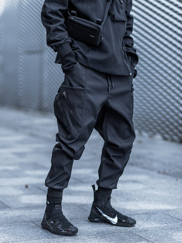 Leggings Deportivos Hombre con Bolsillos Laterales Impermeables y Cortavientos