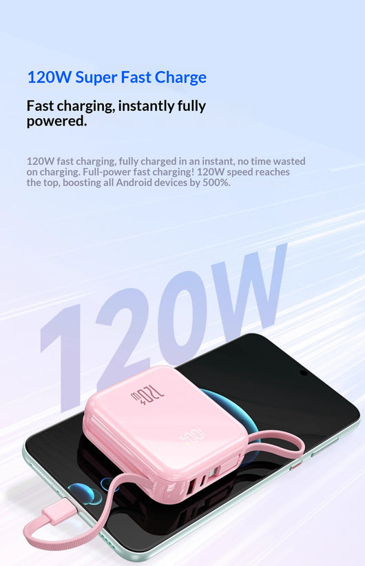 Batería Portátil 20000mAh con Carga Ultra Rápida 120W - Image 13