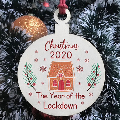 Adornos Navideños de Madera - Decoraciones Colgantes Redondas para Árbol - Image 10